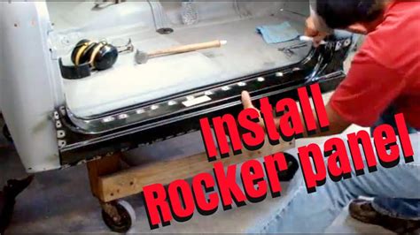 Work in small sections, rotating around the panel. . How to install slip on rocker panels